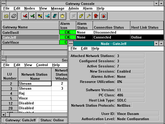 [Zip! Console main screen]